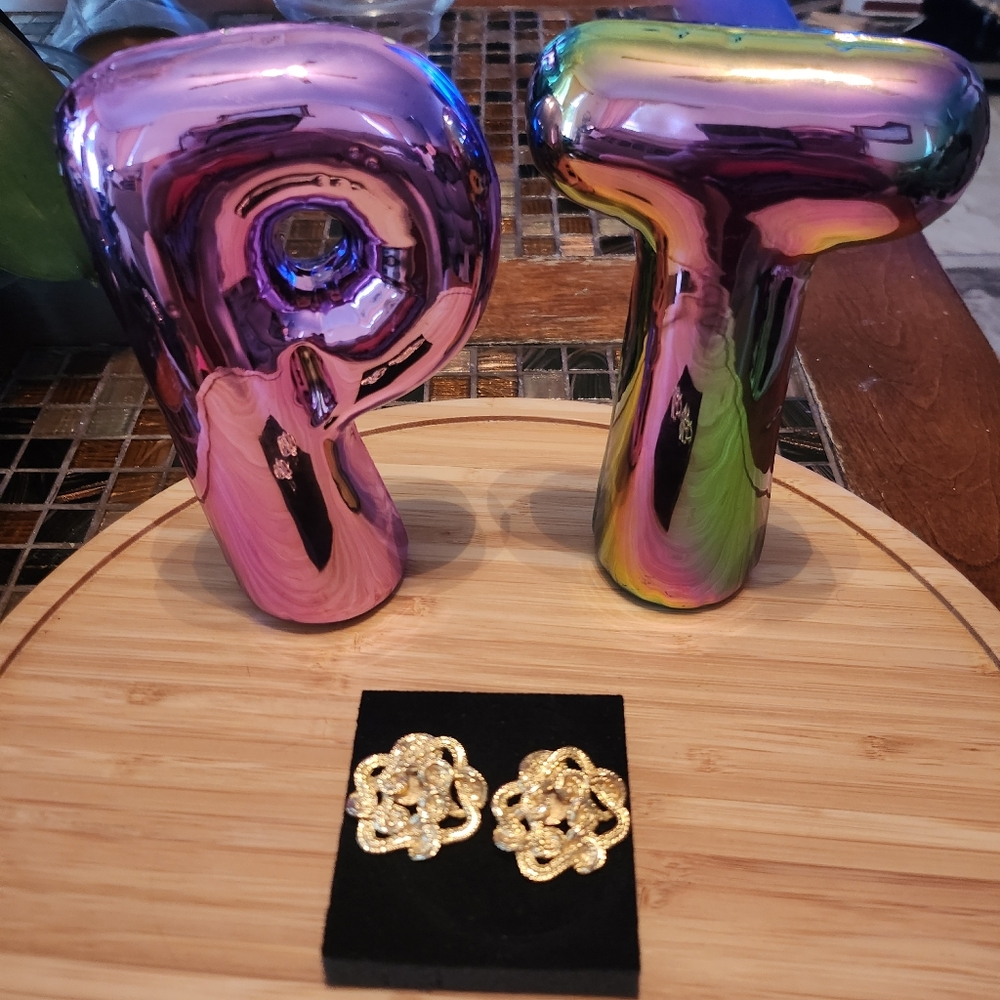 Bluette made in France clip on earrings